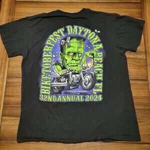 Milwaukee Leather Unisex Tee "Biketoberfest 2024 Daytona Beach FL" - Size Large